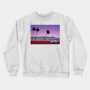 hiroshi nagai - Overview Pavement by Hiroshi Nagai Crewneck Sweatshirt